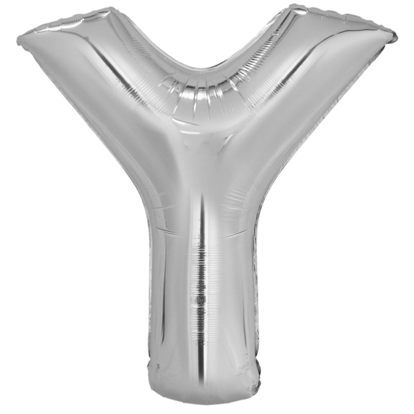 Large Letter Y Silver